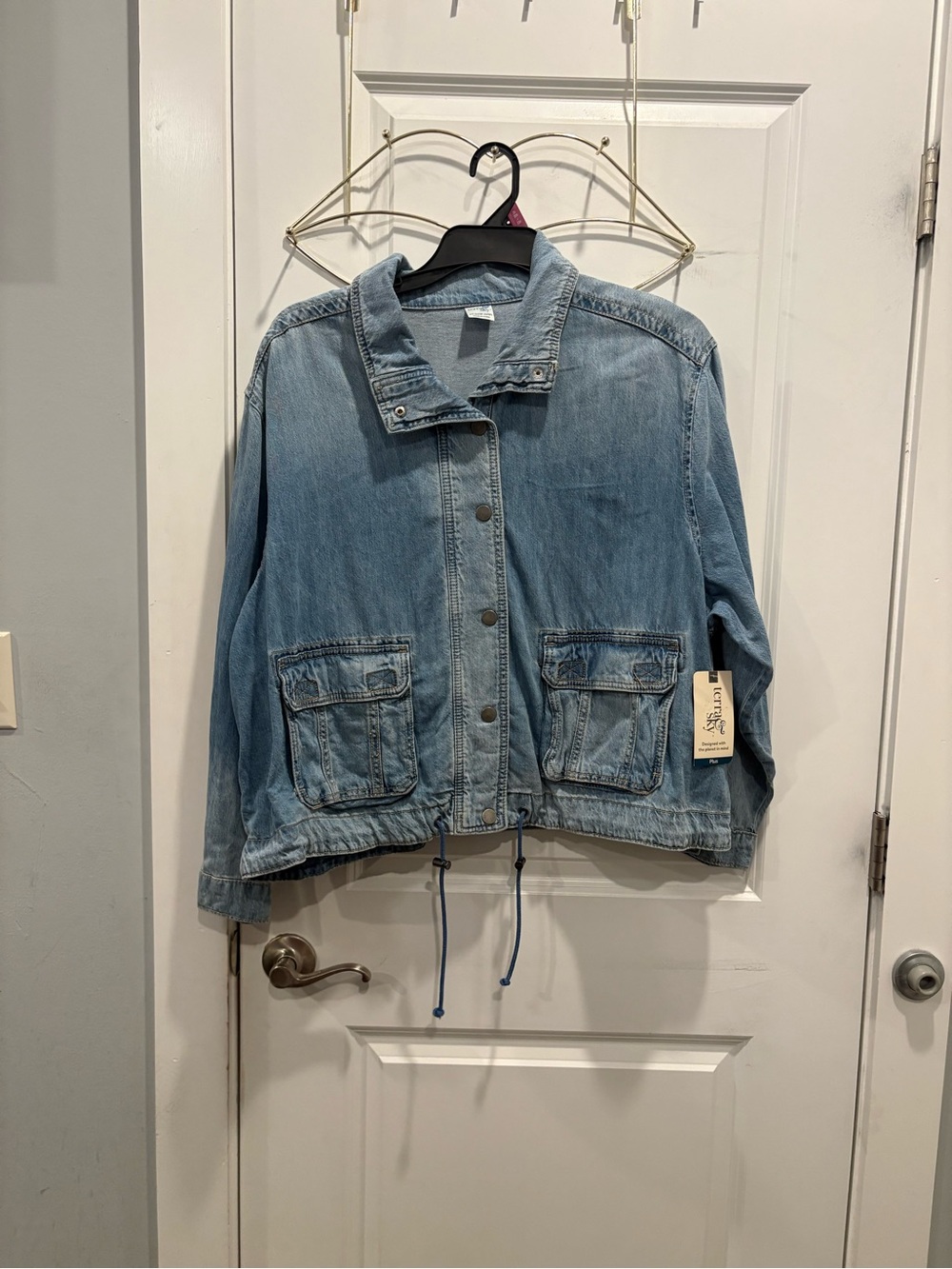Terra & Sky Light Blue Denim Jean Jacket